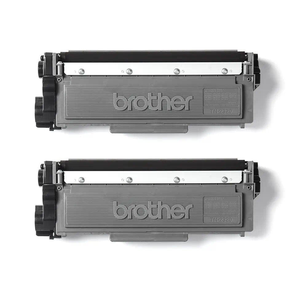 Brother Black Toner Cartridge Twin Pack 2 x 2.6k pages (Pack 2) - TN2320