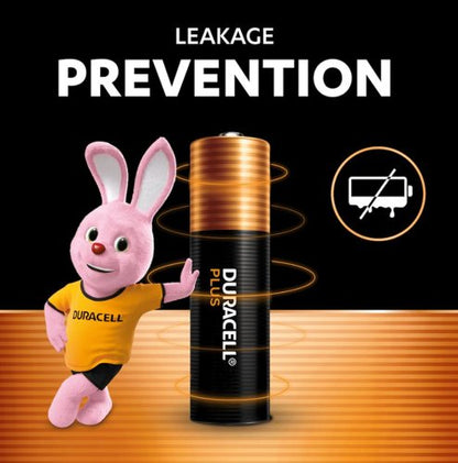 Duracell Plus AA Battery Alkaline 150% Extra Life Power Boost (Pack of 4) 5009370+
