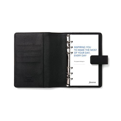 Filofax Camden Personal Organiser Black 26-022403