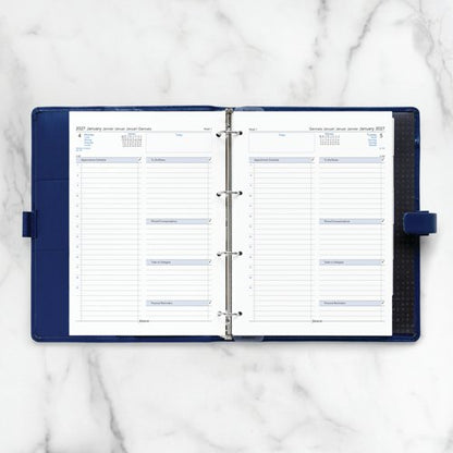 Filofax Refill Day Per Page A4 White 2027 27-68719
