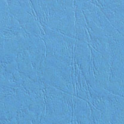 GBC LeatherGrain A4 Binding Cover with Window 250gsm Blue (Pack of 50) 46735E