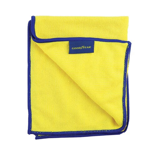 Goodyear Vehicle Clean Microfibre Cloth Set Assorted Pack of 4 904005