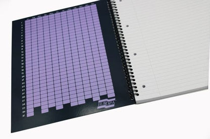 Europa Splash Notebooks 160 Lined Pages A4+ Purple Cover (Pack of 3) EU1502Z