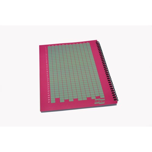Europa Splash Notebooks 160 Lined Pages A4+ Pink Cover (Pack of 3) EU1503Z