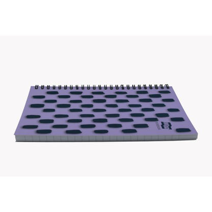 Europa Splash Notebooks 160 Lined Pages A5 Purple Cover (Pack of 3) EU1504Z