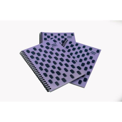 Europa Splash Notebooks 160 Lined Pages A5 Purple Cover (Pack of 3) EU1504Z