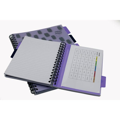 Europa Splash Project Book 200 Lined Pages A5 Purple Cover (Pack of 3) EU1508Z