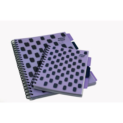 Europa Splash Project Book 200 Lined Pages A5 Purple Cover (Pack of 3) EU1508Z