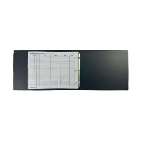 Exacompta Guildhall Loose-Leaf Visitors Book Landscape Black T40