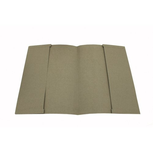 Exacompta Guildhall Double Pocket Wallet 315gsm Grey A4/Foolscap (Pack of 25) 218-GRYZ