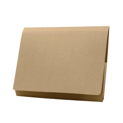 Exacompta Guildhall Brief Size Pocket Wallet 14x10in Buff (Pack of 50) PW3-BUF