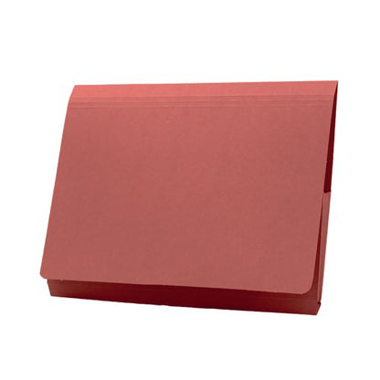 Exacompta Guildhall Brief Size Pocket Wallet 14x10in Red (Pack of 50) PW3-RED