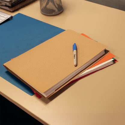 Exacompta Guildhall Square Cut Folder 315gsm Foolscap Orange (Pack of 100) FS315-ORGZ