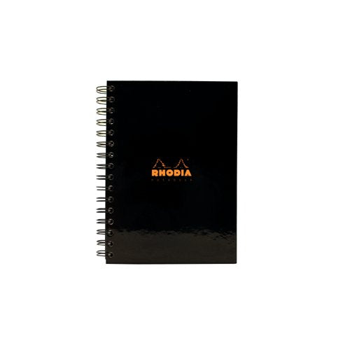 Rhodia Black A5 Wirebound Business Book (Pack of 3) 119233C