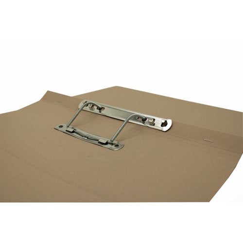 Exacompta Guildhall Transfer Spiral Pocket File 315gsm Foolscap Buff (Pack of 25) 349-BUF