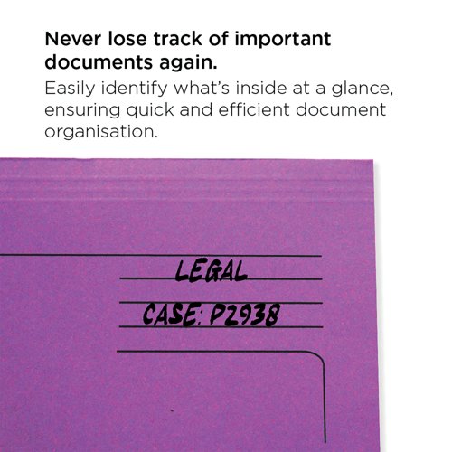 Exacompta Forever Document Wallet Manilla Foolscap Bright Purple (Pack of 25) 211/5005