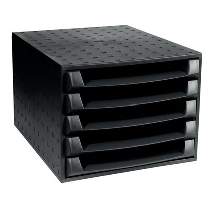Forever 5 Drawer Set Black 221014D