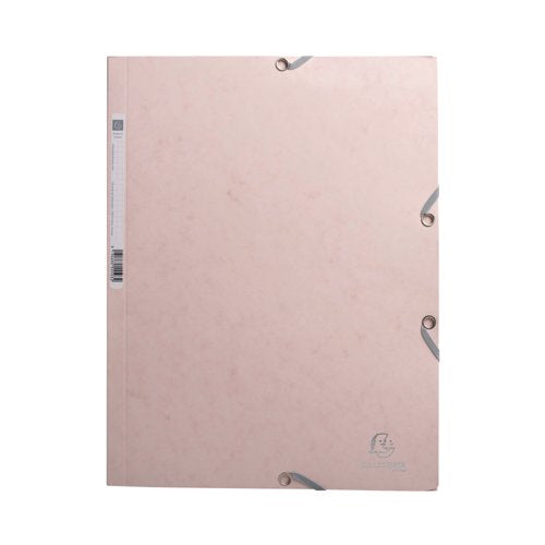 Exacompta Skandi Elasticated 3 Flap File A4 Assorted (Pack of 4) 55270E