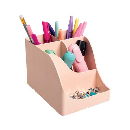 Exacompta Skandi Recycled Plastic PenWave Pen Pot Nude 69531D