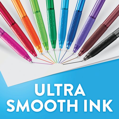 PaperMate Inkjoy 300Rt Ballpoint Medium 1.0mm Tip Black (Pack of 24) 2223762