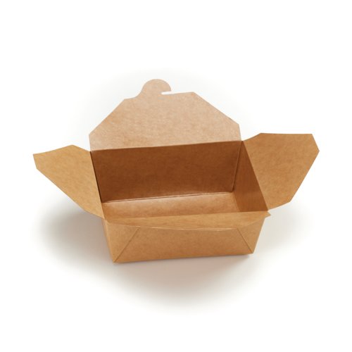 Go-Pak Deli Box 8 Inch Fold Top Medium Kraft (Pack of 300) D40702