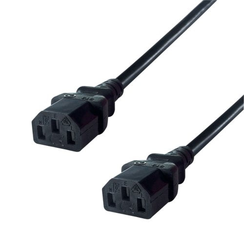 Connekt Gear 2.5m Mains Splitter Cable Plug To 2 C13 Sockets 27-0115B
