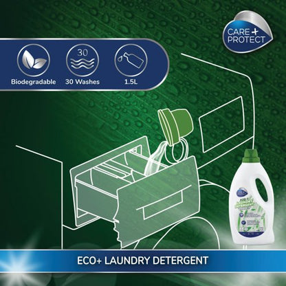 Care + Protect Eco+ Laundry Detergent 1.5 Litres 30 Washes 35602760