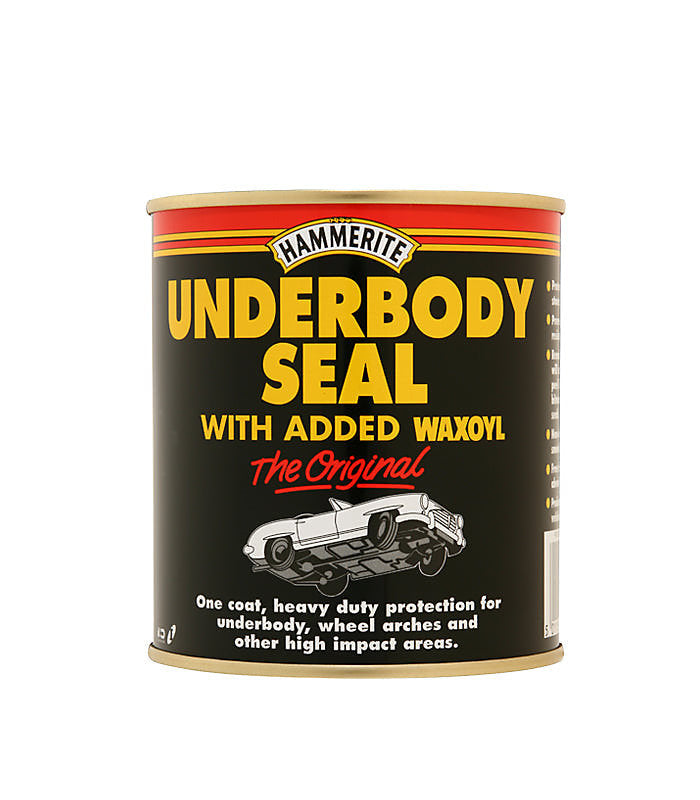 Hammerite Underbody Seal With Waxoyl. One Coat Rust Inhibitor 500Ml Tin