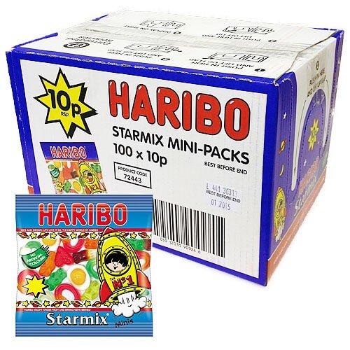 Haribo Starmix Minis 16g Bags (Pack of 100) 72443