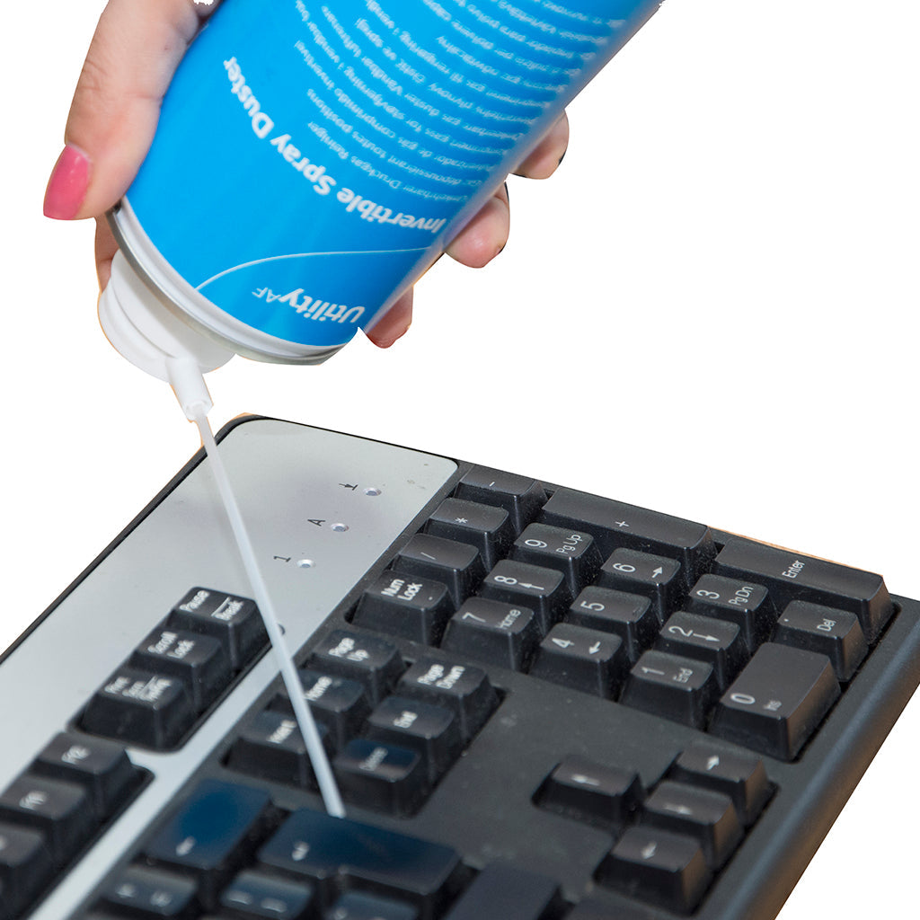 AF Utility Sprayduster / Air Duster Compressed Gas Can, HFC Free, Non-Invertible Removal of Dus