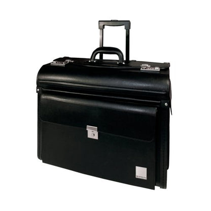 Monolith Leather Look Rolling Pilot Case Pvc Black 2179