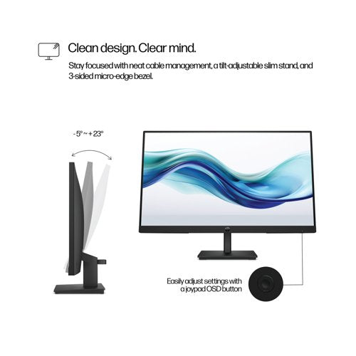 HP Series 3 Pro 9U5J5UT 23.8 inch Monitor IPS Full HD 9U5J5UT#ABU