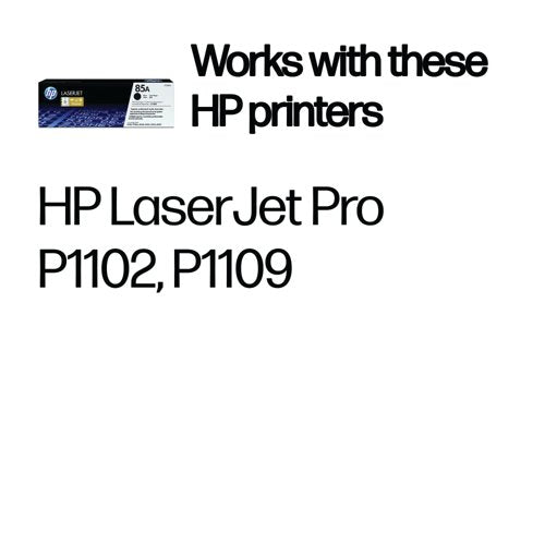 HP 85A Original LaserJet Toner Cartridge Black 2-pack CE285AD