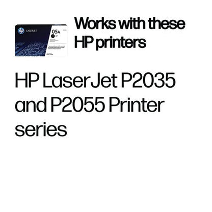 HP 05A Original LaserJet Toner Cartridge Black 2-pack CE505D