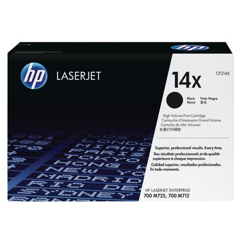 HP 14X Original LaserJet Toner Cartridge High Yield Black CF214X