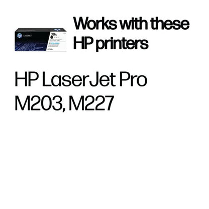 HP 30A Original LaserJet Toner Cartridge Black CF230A