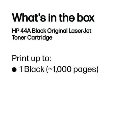 HP 44A Original LaserJet Toner Cartridge Black CF244A
