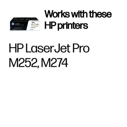 HP 201X Original LaserJet Toner Cartridge High Yield CMY 3-pack CF253XM