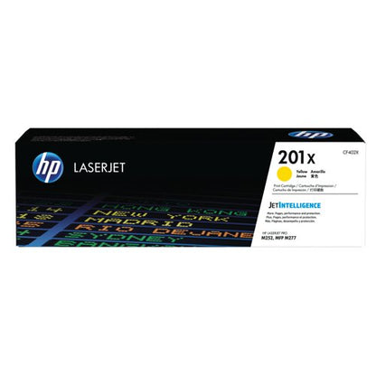 HP 201X Original LaserJet Toner Cartridge High Yield Yellow CF402X