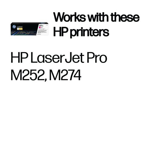 HP 201A Original LaserJet Toner Cartridge Magenta CF403A