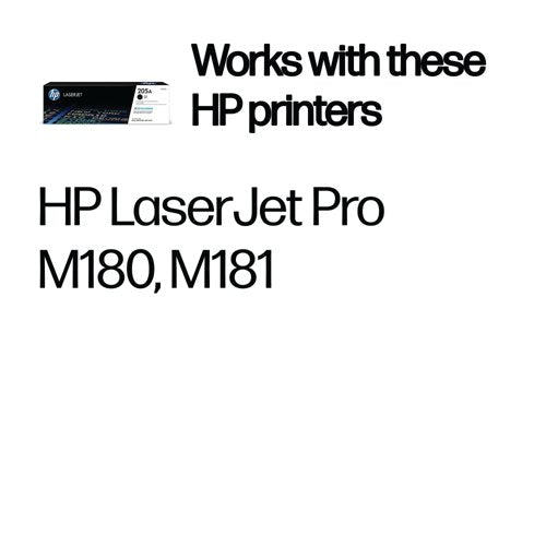 HP 205A Original LaserJet Toner Cartridge Black CF530A