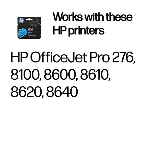HP 951 Original Ink Cartridge 8.5-ml Cyan CN050AE