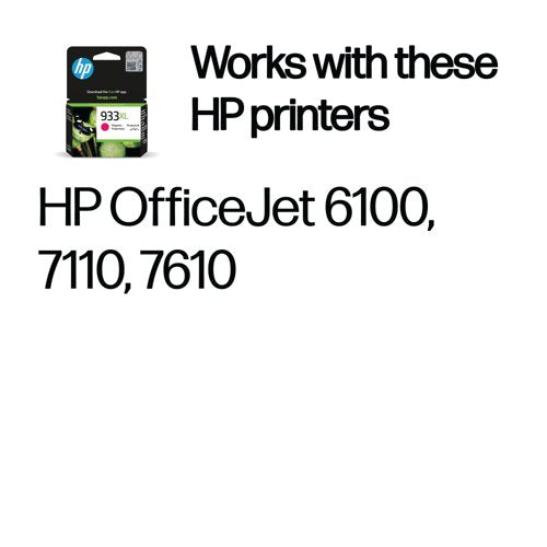 HP 933XL Original Ink Cartridge High Yield Magenta CN055AE