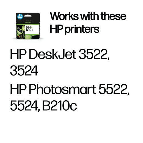 HP 364XL Original Ink Cartridge High Yield Black CN684EE