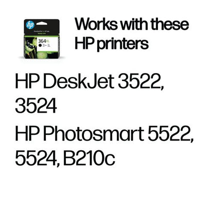 HP 364XL Original Ink Cartridge High Yield Black CN684EE