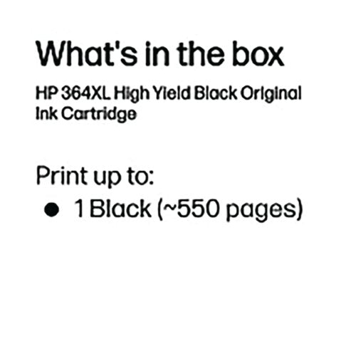 HP 364XL Original Ink Cartridge High Yield Black CN684EE