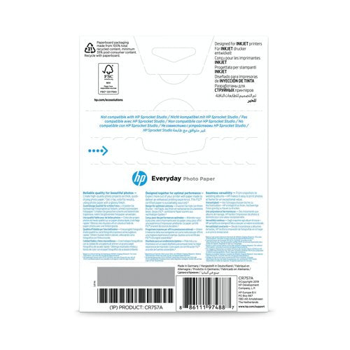 HP Everyday Glossy Photo Paper 10 x 15cm (Pack of 100) CR757A