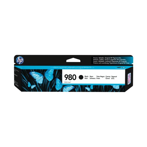 HP 980 Original Ink Cartridge Black D8J10A
