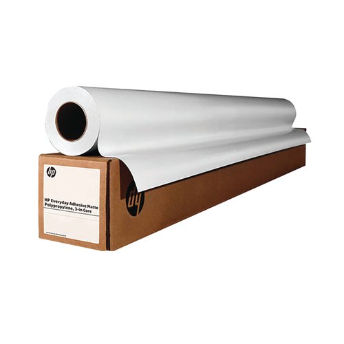 HP Everyday Adhesive Matte Polypropylene Roll 130gsm 1067mmx30.5m D9R25A