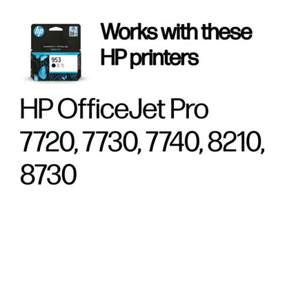 HP 953 Original Ink Cartridge 20-ml Black L0S58AE
